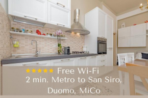 2 Bedroom Apartment - Buzzi Hospital, Sempione, MiCo, 100mt MetroM5